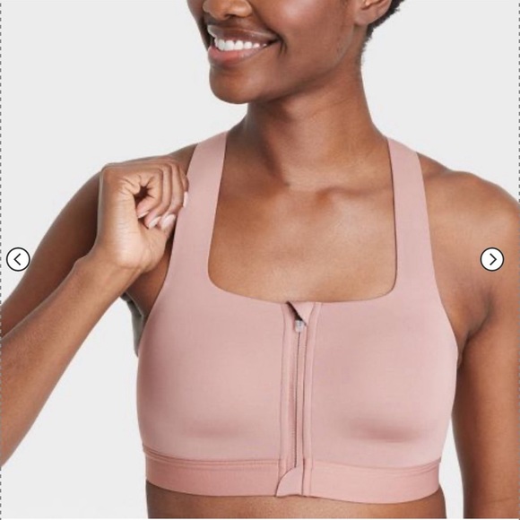 Women's High Support Sculpt Zip-Front Sports Bra - All in Motion™ 34B - Picture 2 of 4